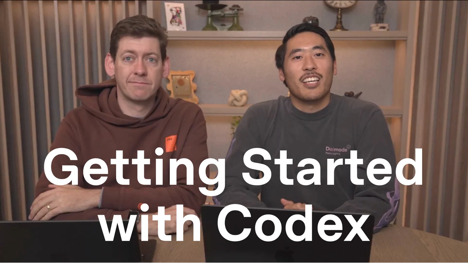 Derrick Choi and Charlie Weems presenting Getting Started with Codex.