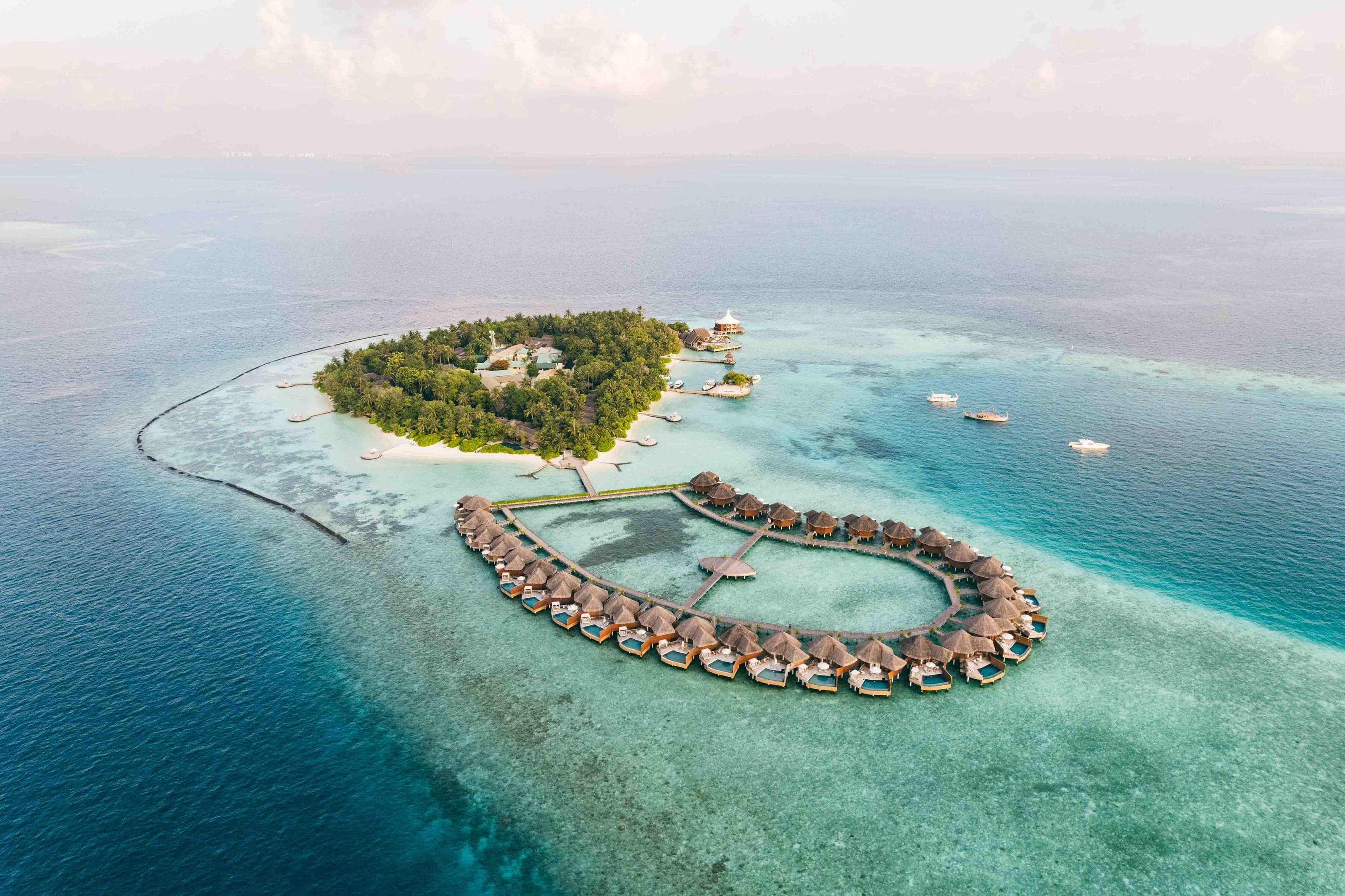 Aerial photograph: Maldives